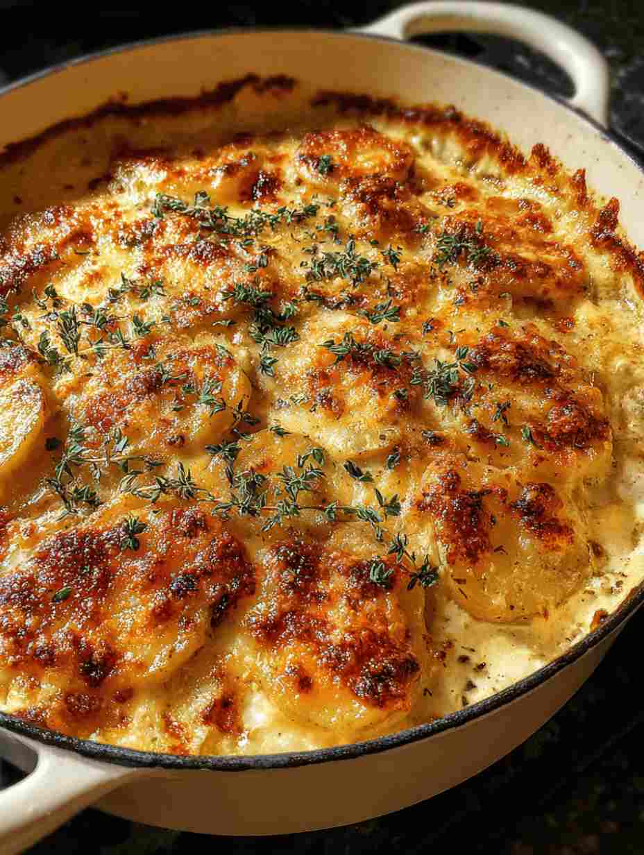 Creamy Cheesy Au Gratin Potatoes Recipe