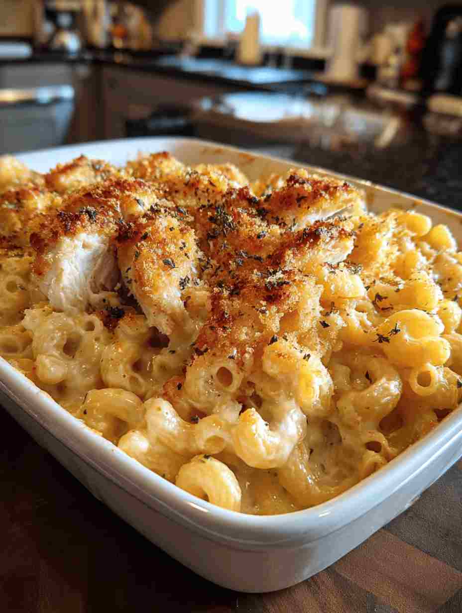 Creamy Chicken Mac and Cheese