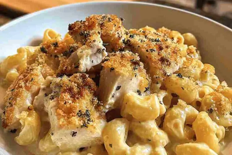 Creamy Chicken Mac and Cheese