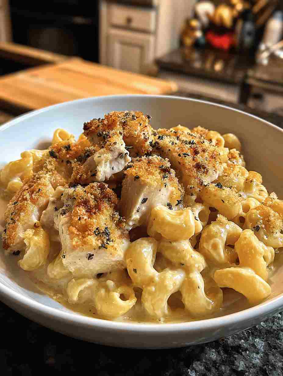Creamy Chicken Mac and Cheese