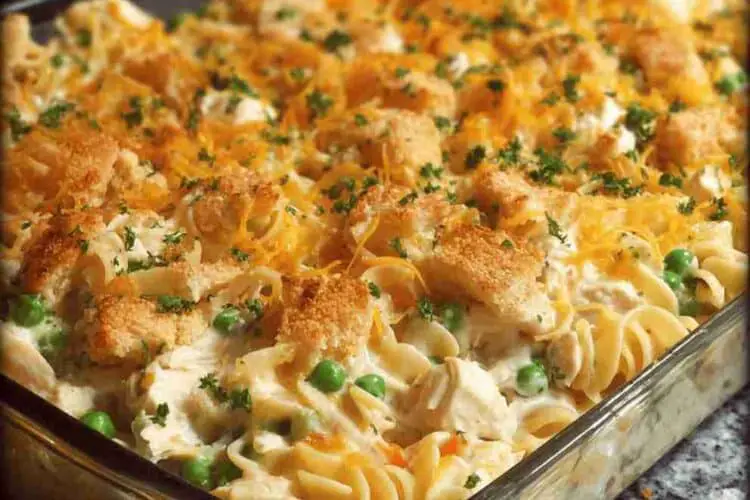 Creamy Chicken Noodle Casserole Recipe