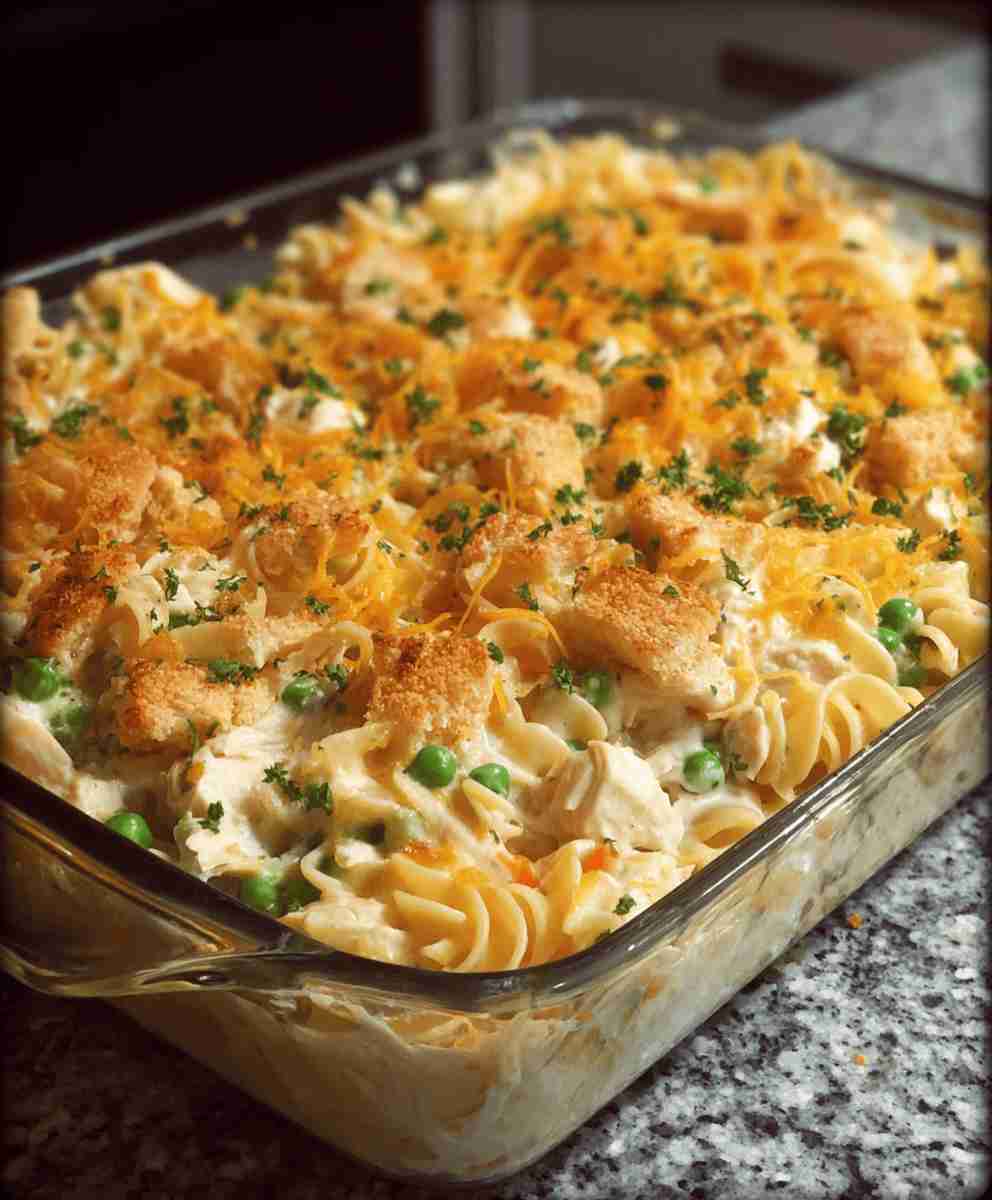 Creamy Chicken Noodle Casserole Recipe