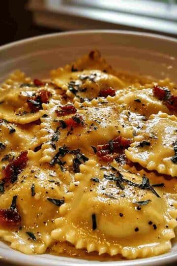 Creamy Tuscan Ravioli