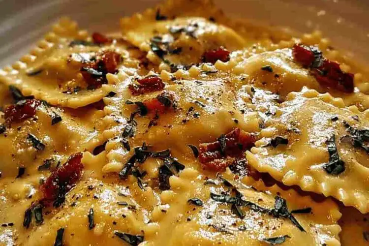 Creamy Tuscan Ravioli
