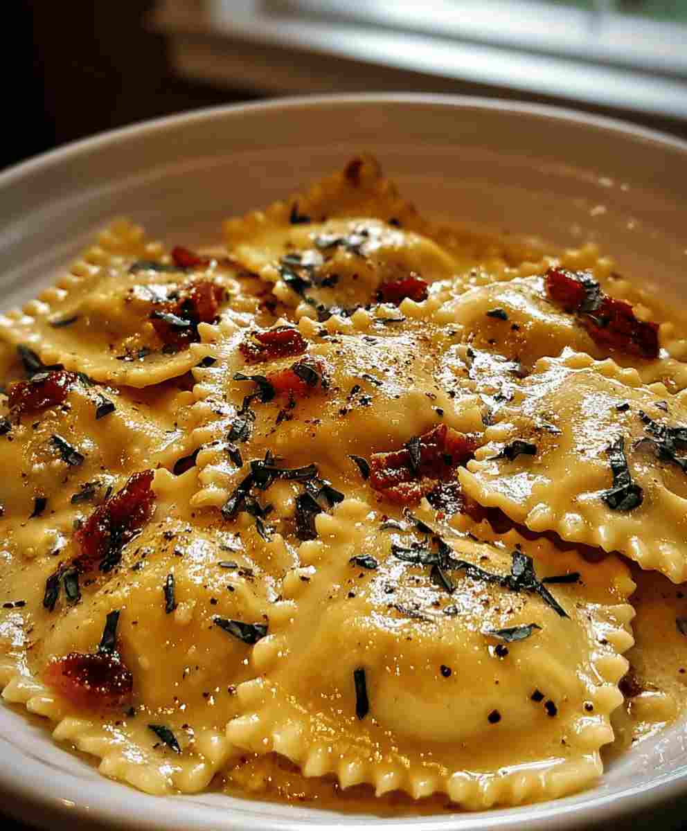 Creamy Tuscan Ravioli
