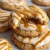 Crumbl Salted Caramel Cheesecake Cookies Recipe