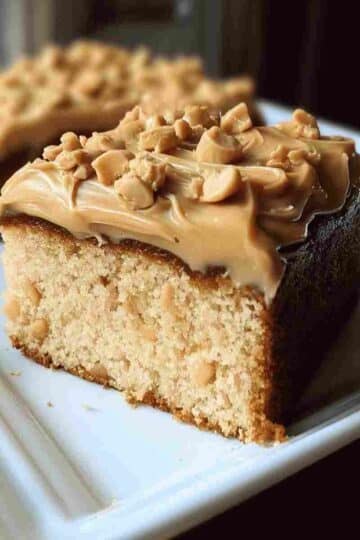 Decadent Peanut Butter Cake Recipe