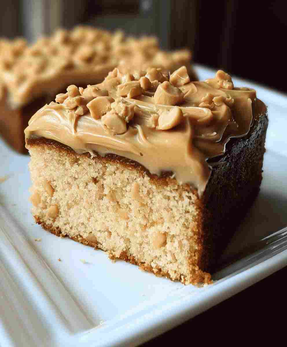 Decadent Peanut Butter Cake Recipe
