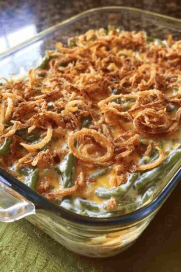 Easy Cheesy Green Bean Casserole Recipe