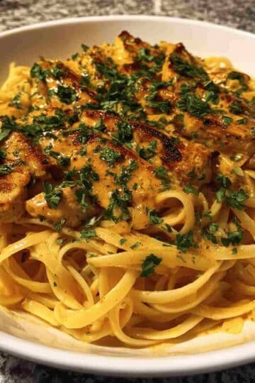 Easy Cowboy Butter Chicken Linguine Bold Pasta Flavor