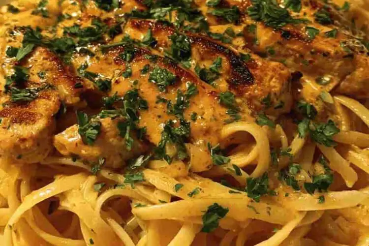 Easy Cowboy Butter Chicken Linguine Bold Pasta Flavor