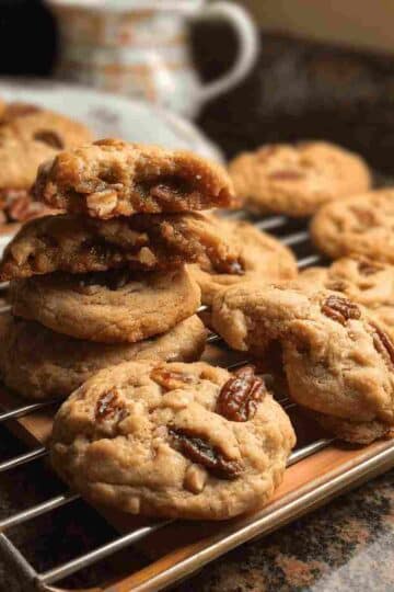 Easy Date Cookies with Pecans and Medjool Dates