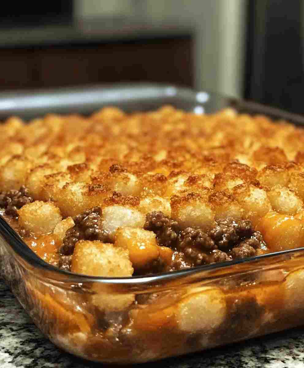 Easy Tater Tot Casserole Recipe
