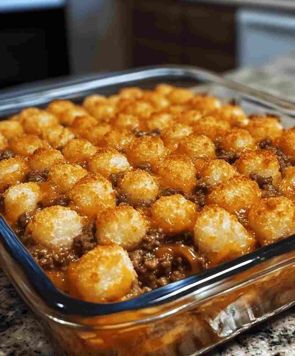 Easy Tater Tot Casserole Recipe