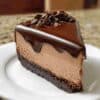 Espresso Coffee Cheesecake with Ganache