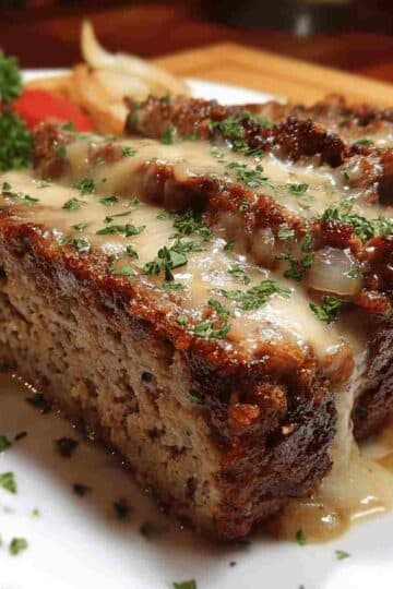 French Onion Meatloaf Recipe Cheesy Comfort Food