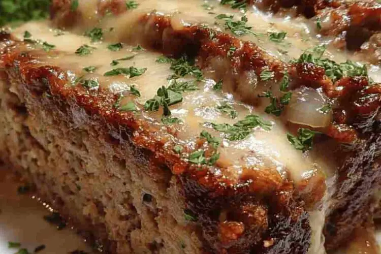 French Onion Meatloaf Recipe Cheesy Comfort Food