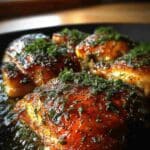 Garlic Butter Roast Chicken Thighs