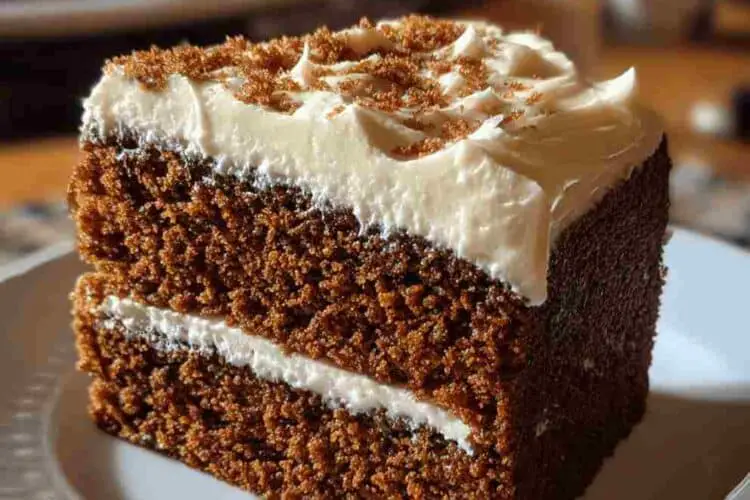 Gingerbread Cake with Cream Cheese Frosting
