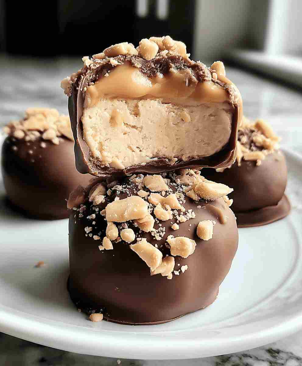 High Protein Peanut Butter Yogurt Bites