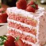 Homemade Strawberry Cake
