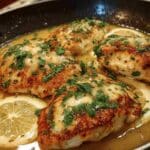 Lemon Chicken Romano Recipe with Crispy Cheese Coating