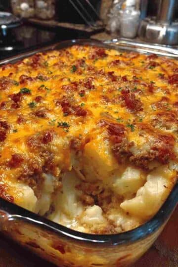 Loaded Potato Meatloaf Casserole Recipe