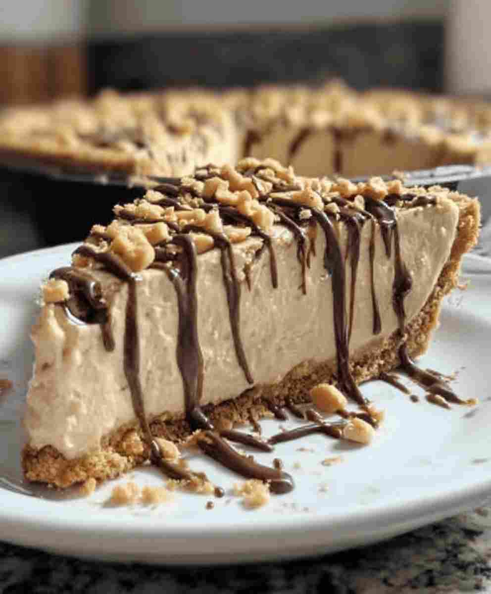 No Bake Peanut Butter Pie Recipe