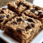 Oatmeal Raisin Cookie Bars Easy Chewy Dessert Recipe
