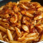 One Pan Honey BBQ Chicken Penne