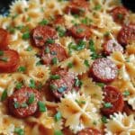 One Pot Kielbasa Pasta Easy Cheesy Weeknight Dinner