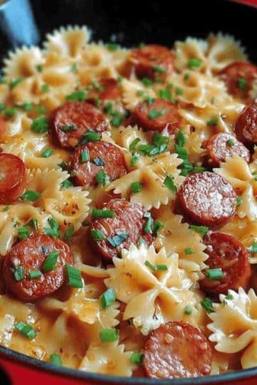 One Pot Kielbasa Pasta Easy Cheesy Weeknight Dinner