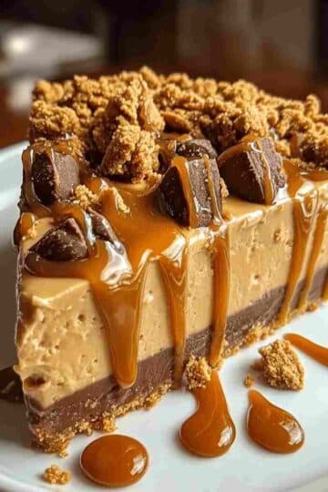 Peanut Butter Butterfinger Pie