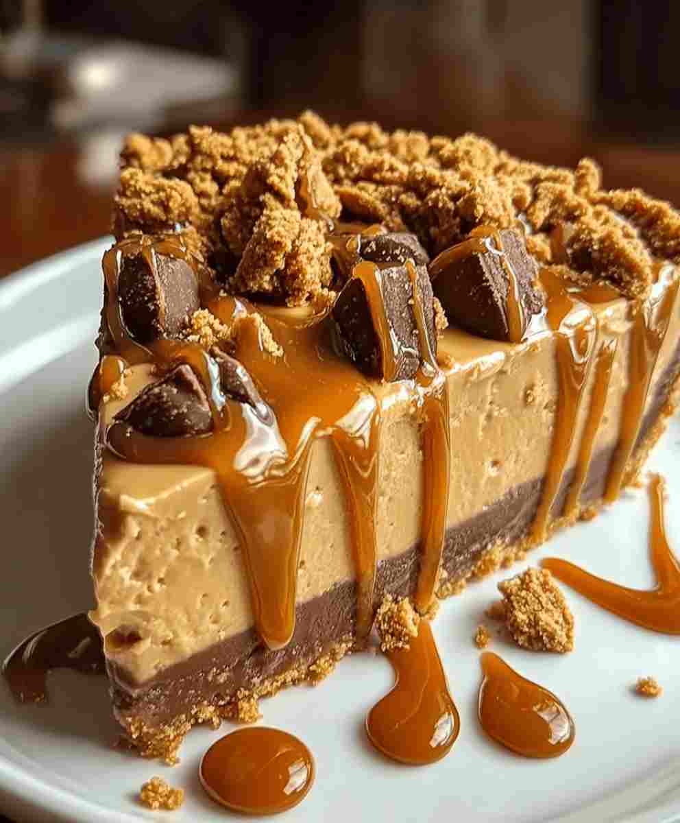 Peanut Butter Butterfinger Pie