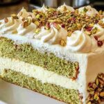 Pistachio Raspberry Cake Recipe