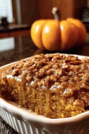 Pumpkin Oatmeal Dump Cake Recipe