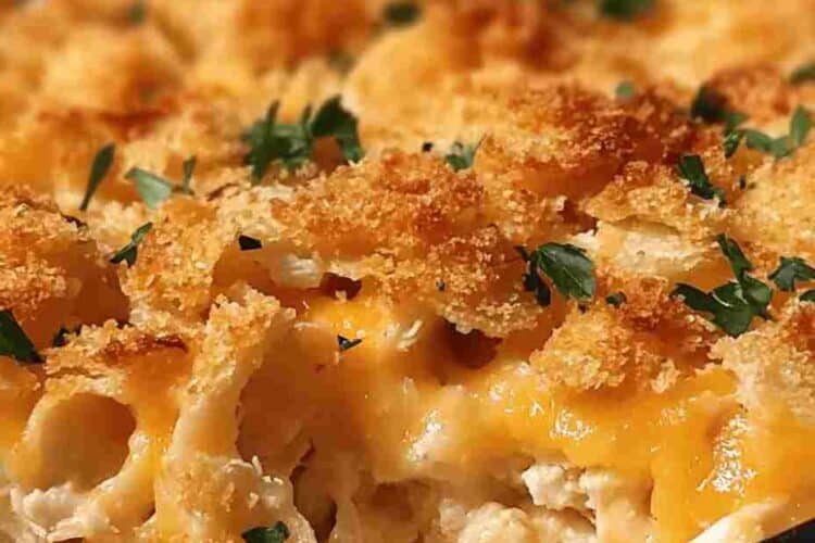 Ritz Cracker Chicken Casserole
