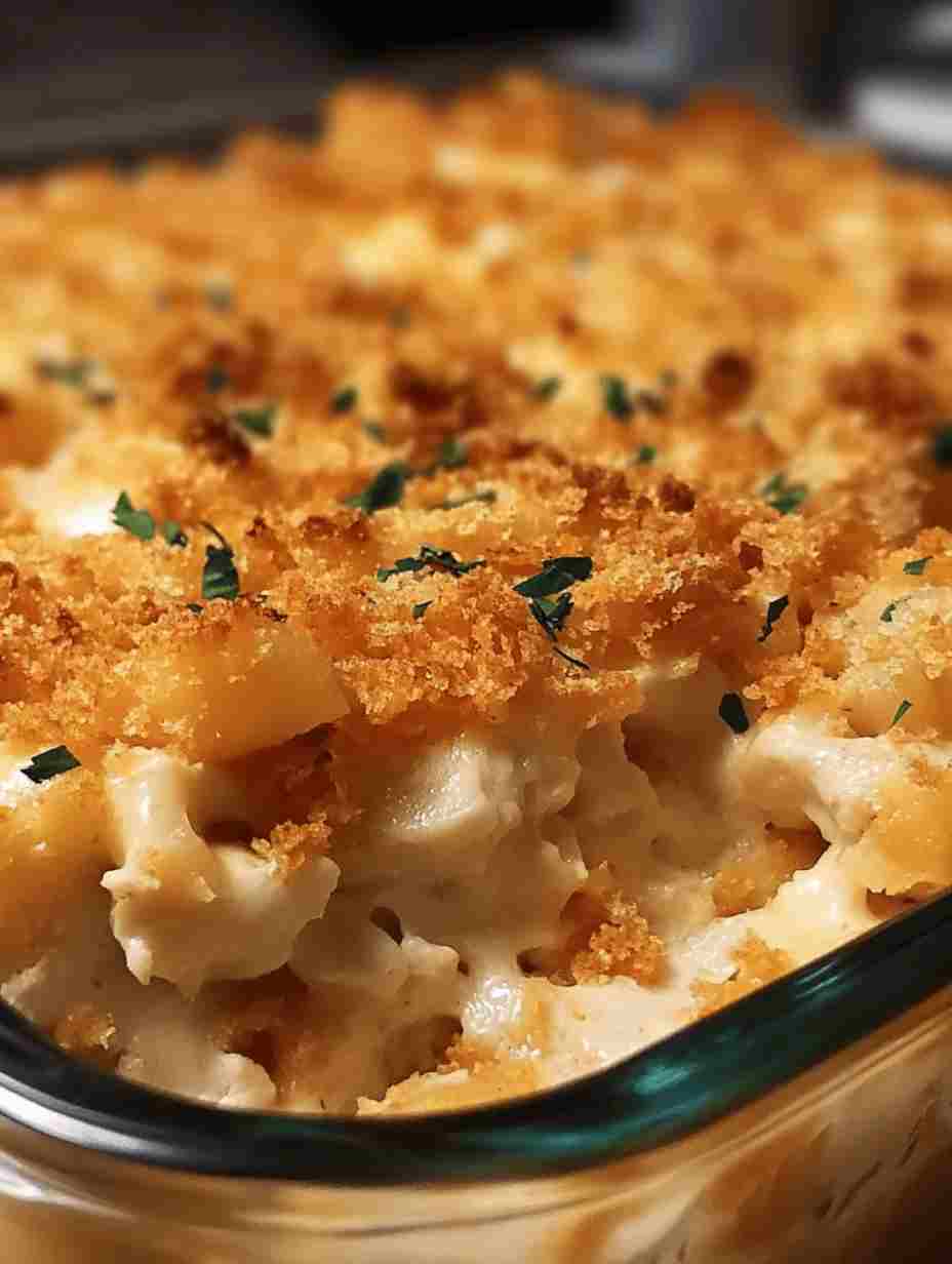 Ritz Cracker Chicken Casserole
