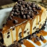 Salted Caramel Chocolate Chip Cheesecake Recipe