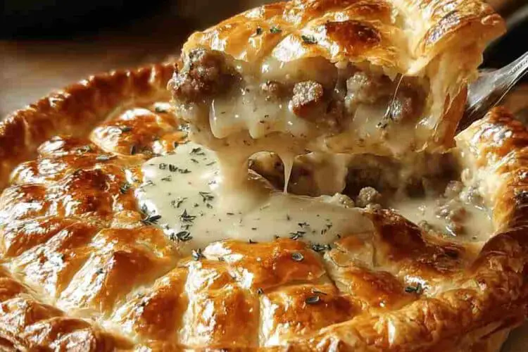 Sausage Gravy Puff Pie Recipe
