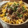 Slow Cooker Beef Stroganoff