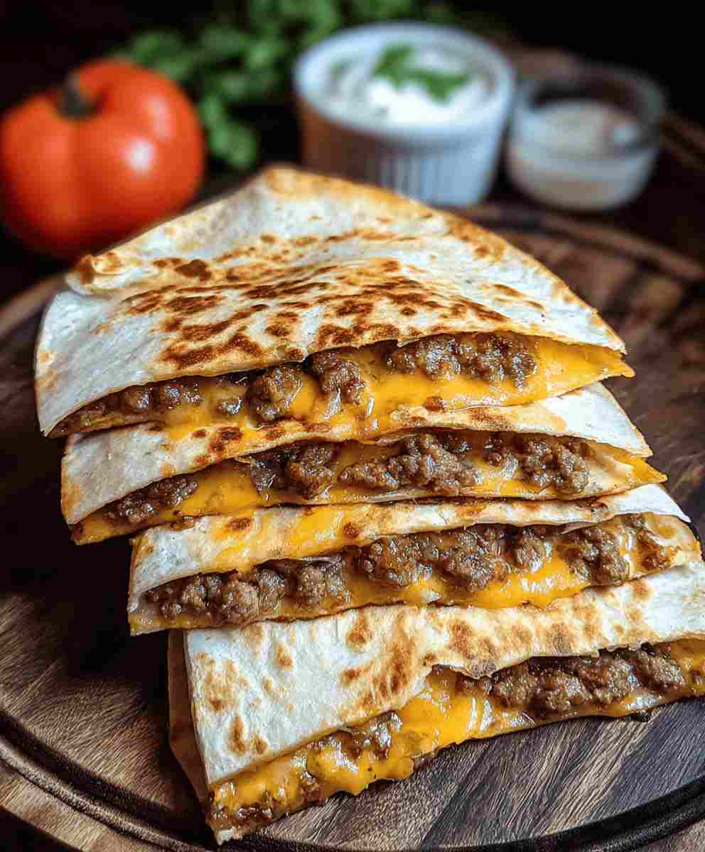 Smashburger Quesadillas Recipe