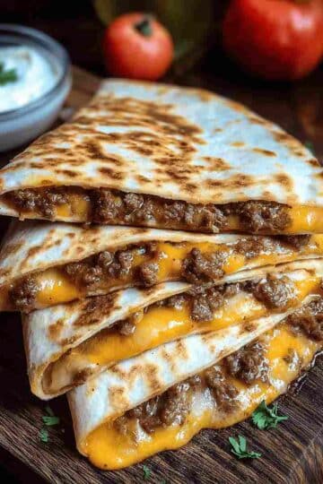Smashburger Quesadillas Recipe