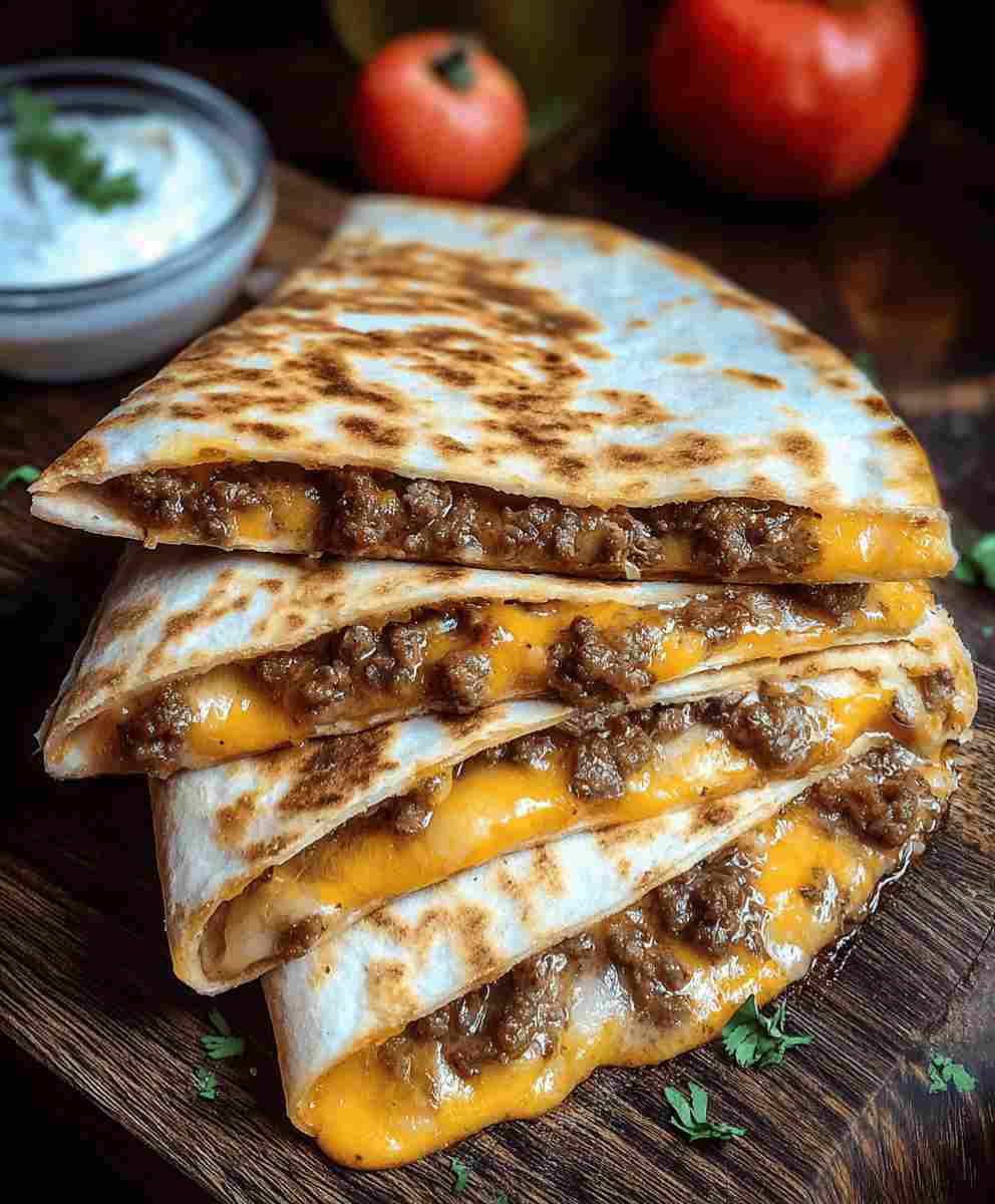 Smashburger Quesadillas Recipe