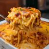Spicy Southern Chicken Spaghetti Casserole