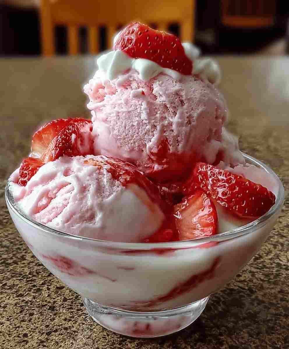 Strawberry Ice Cream Recipe