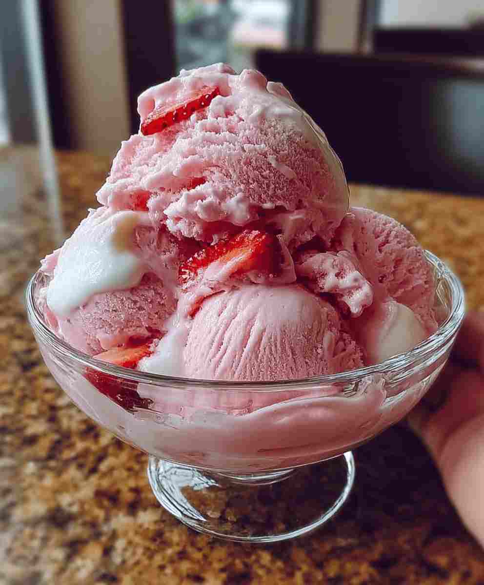 Strawberry Ice Cream Recipe