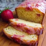 Strawberry Pound Cake with Glaze Moist Easy Recipe