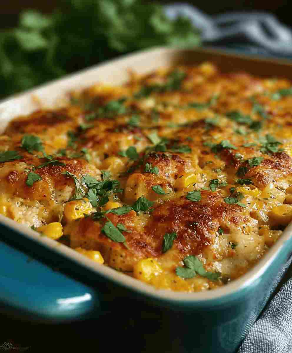 Street Corn Chicken Casserole