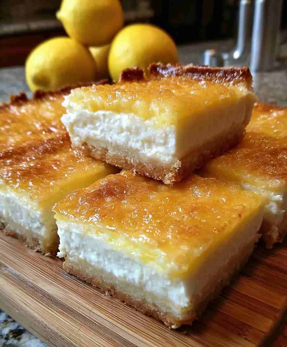 Sunshine Lemon Cream Cheese Squares
